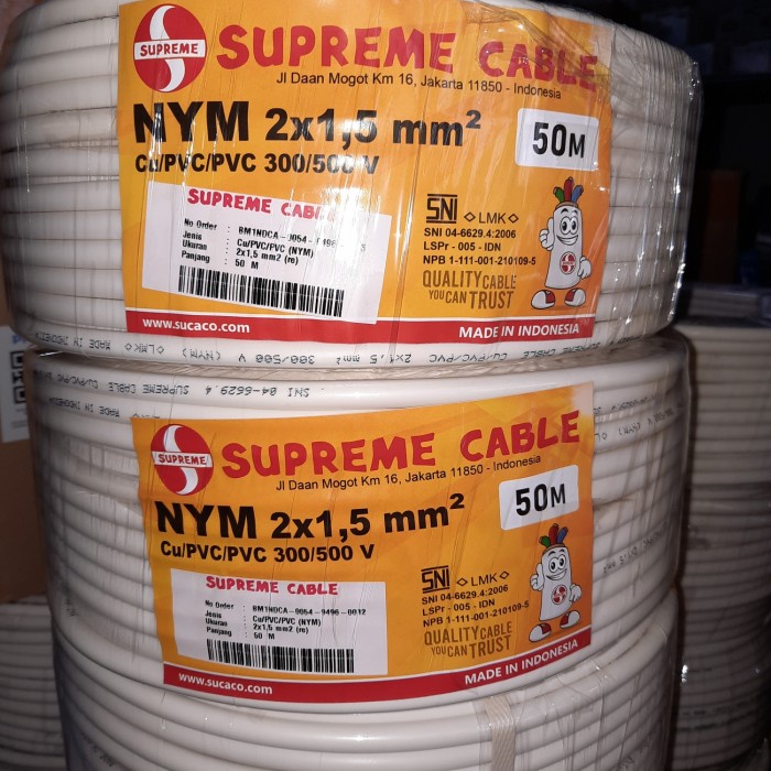 Roll Kabel Nym 2X1.5 Supreme @50Meter