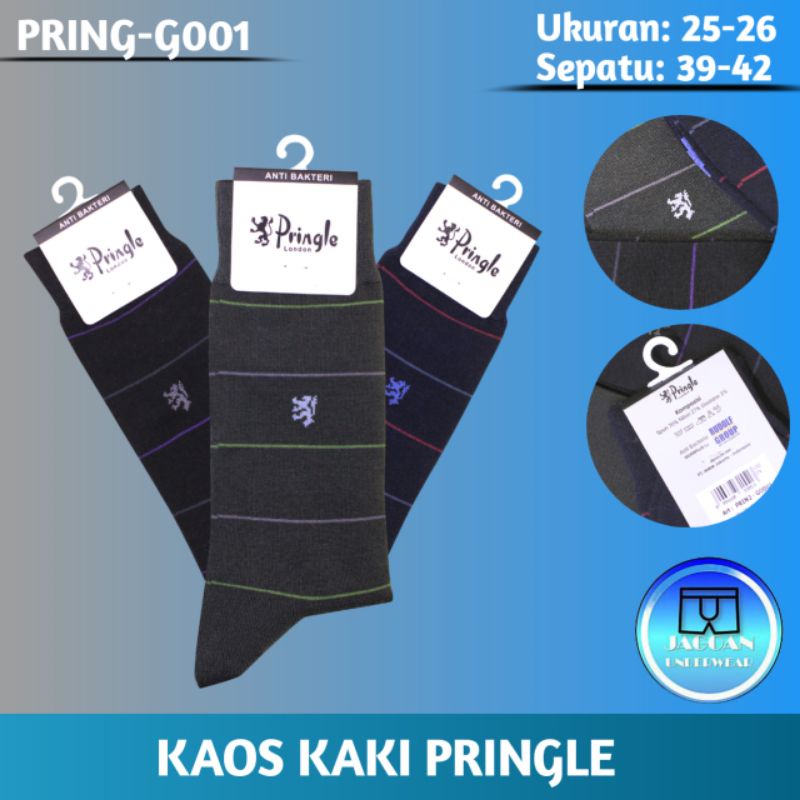 Kaos Kaki Pria PRINGLE GO00 Isi || 1 Pasang