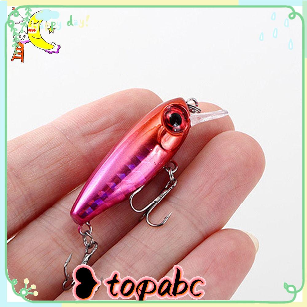 Top Insect Fishing Lure Umpan Pancing Renang Panas Mata Manusia Hidup 38mm 2.8g Mengapung Bionic Bait