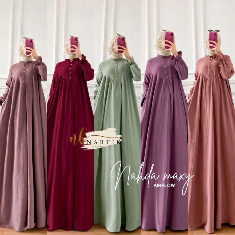 Nahda Gamis Gown Original By Nabtik 100% ORI