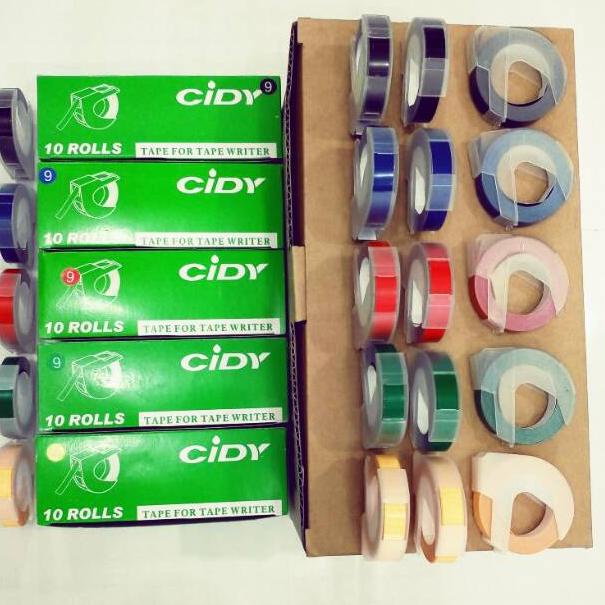 

(R-A6A(♥) Pita mesin Dymo merk CIDY premium