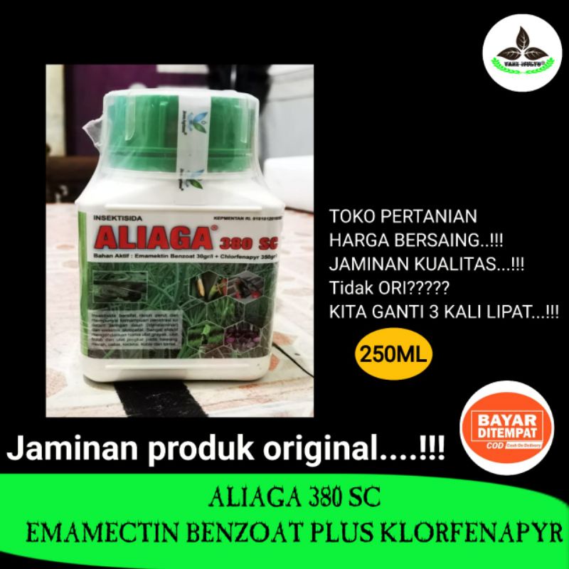 ALIAGA 390 SC 250 ML EMAMECTIN PLUS KLORFENAPYR SC (JAGONYA PEMBASMI ULAT)