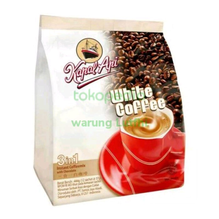 

Kapal api white coffee 12x37gr