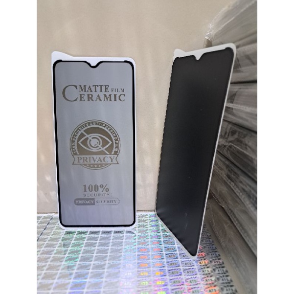 TG Anti gores ceramic matte privacy anti spy Oppo A12