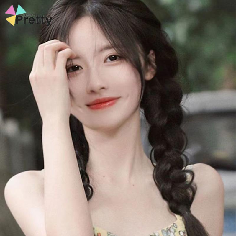 Wig Rambut Palsu Synthetic Braids Colorful Korea Fashion Gaya Untuk Wanita - PD