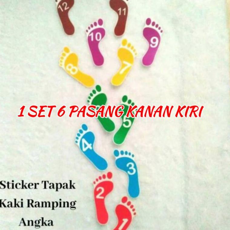 

((W-3-3 ✉> STIKER TAPAK KAKI TANGAN MOTORIK ANAK premium