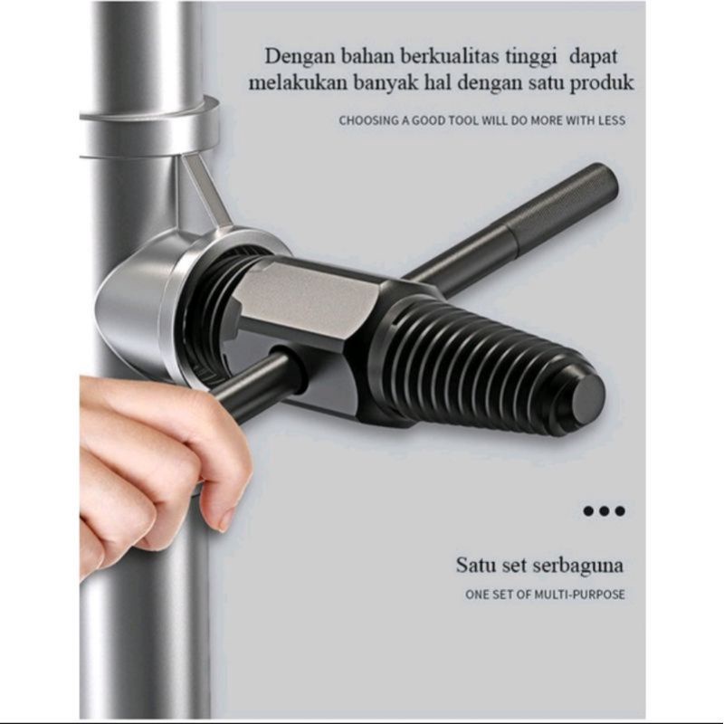 Alat Pencabut Pembuka Kran Patah Rusak Dalam Pipa  Pipe Screw Extractor