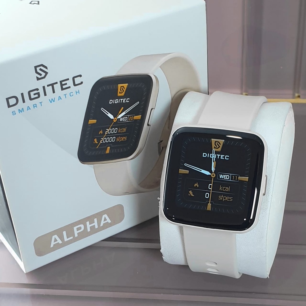 Original Smartwatch DIGITEC ALPHA DG SW ALPHA/ DG-SW-ALPHA Bisa Telepon Notifikasi Sosial Media Gant