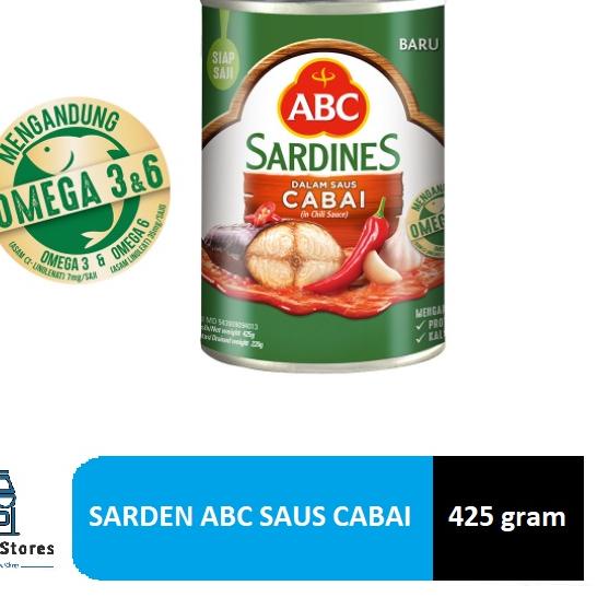 

5.5 Terlaris Sarden ABC Saus Cabai 425 gram