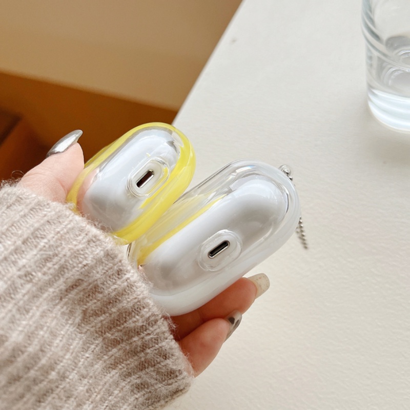 Airpods Jelly Cair TPU Keras Dan Transparan1 2 3 Wireless Earmuff Pro Pelindung Case