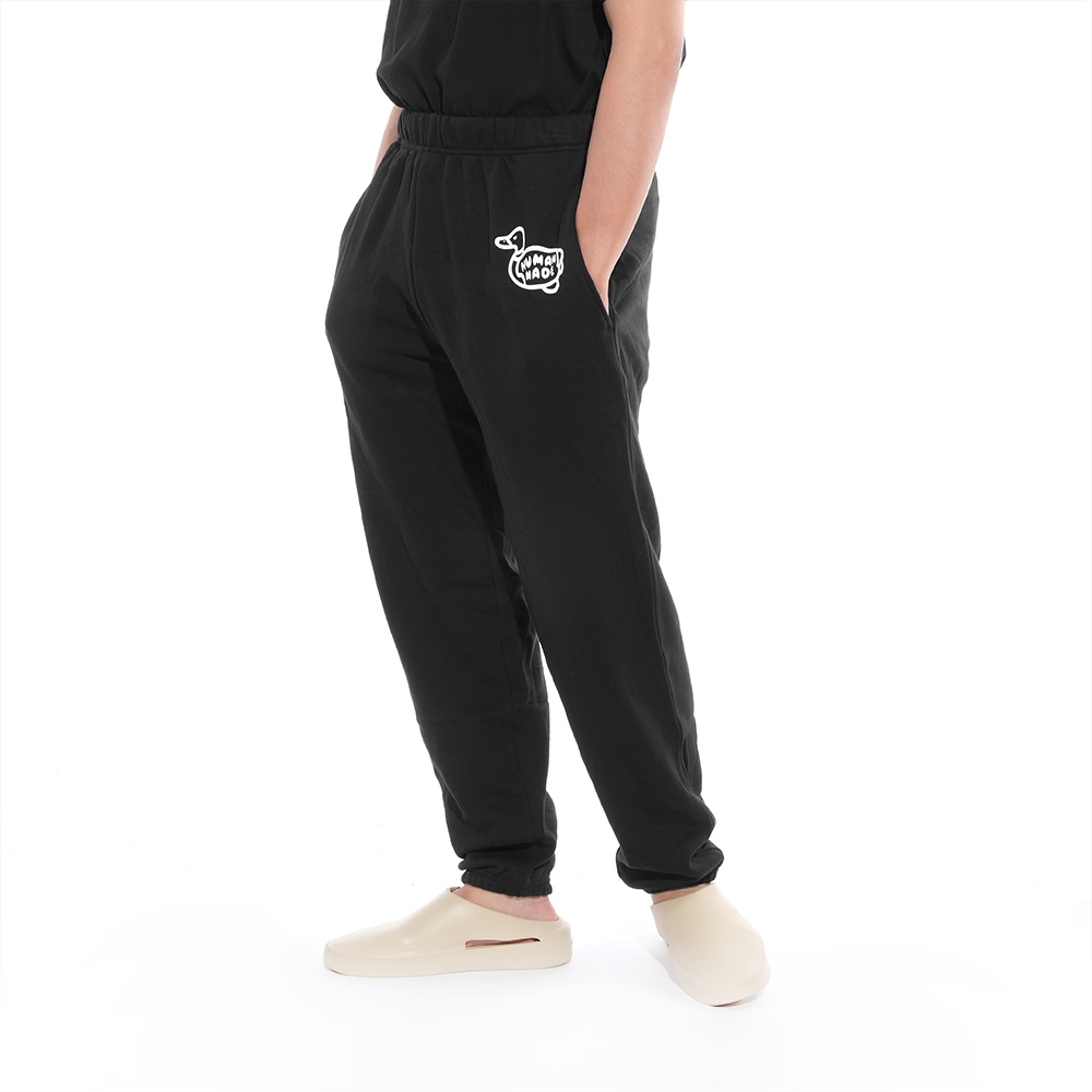 Human Made Duck Logo Sweatpants Black