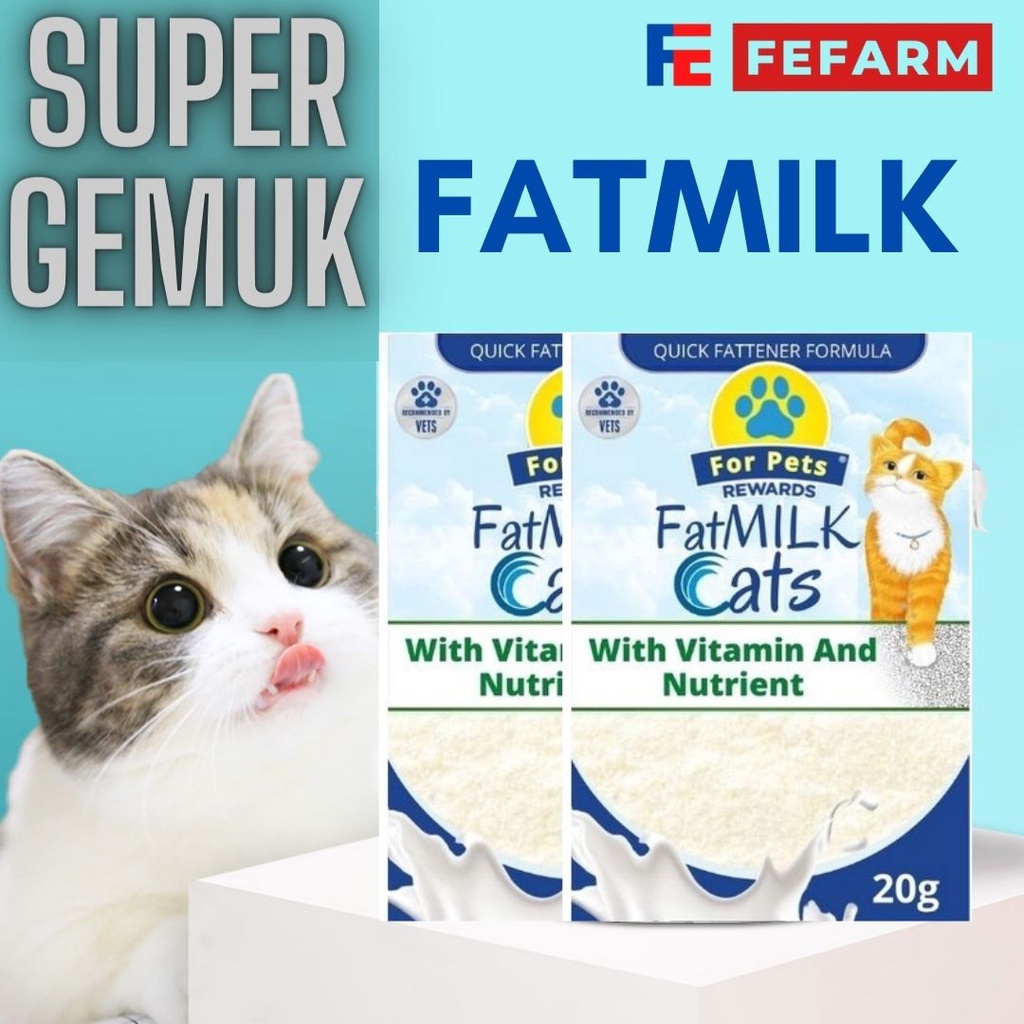 Susu Penggemuk Pertumbuhan Untuk Kucing FAT MILK CATS FEFARM