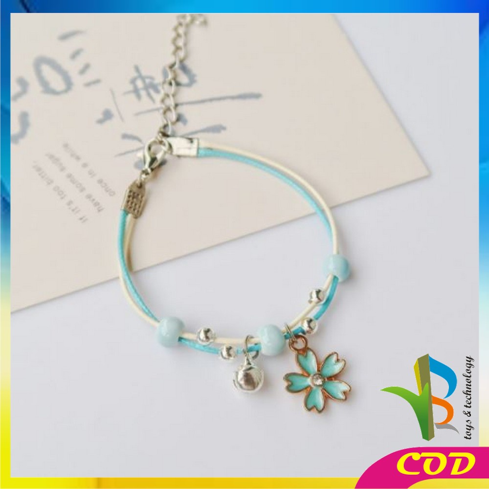 RB-K75 Gelang Wanita Karakter Gelang Persahabatan Tali Bracelet Korea Motif Kartun Fashion Gelang Tali Korea