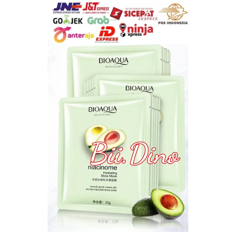 Beautecret Facial Sheet Mask Masker Alpukat