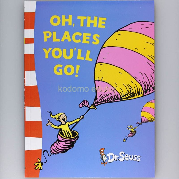 ⭐BISA COD⭐ Oh, The Places You'll Go by Dr.Seuss, Buku Impor Anak Seuss