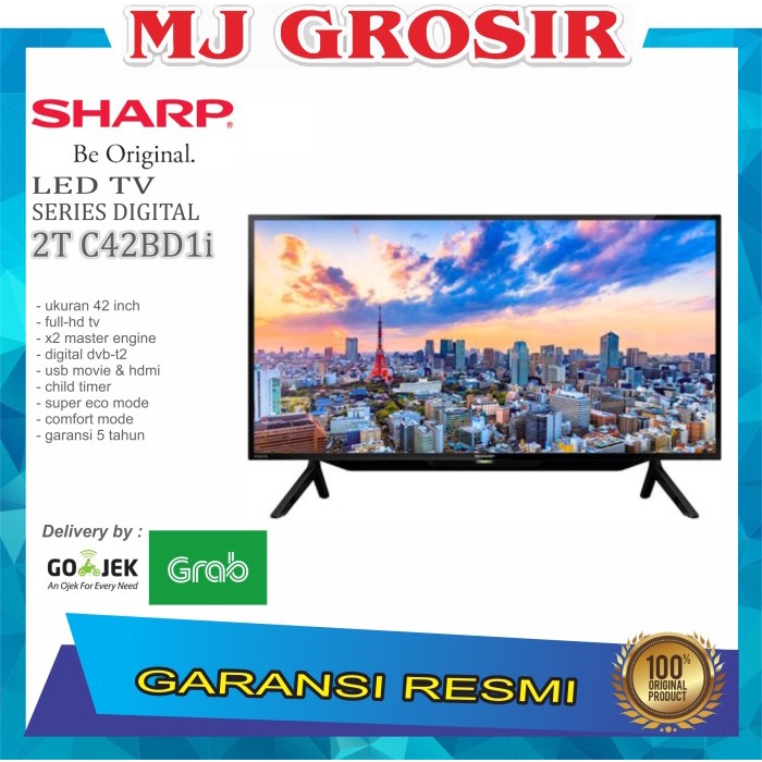 PROMO LED TV SHARP 42" 2T-C42BD1i 42 INCH USB MOVIE HDMI FULL HD DGT PROMO SPECIAL
