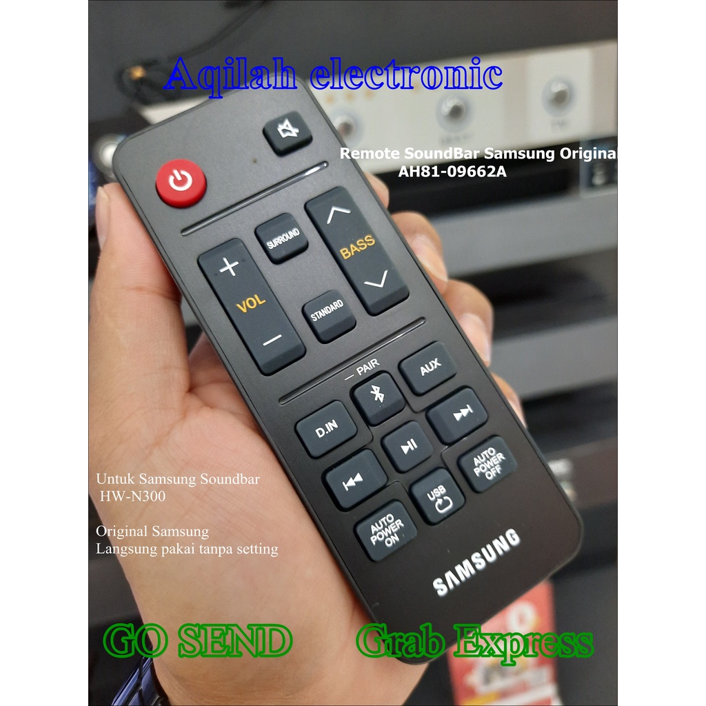 Remote Soundbar Samsung Original HWN300 / HW-N300 Original AH81-09662A