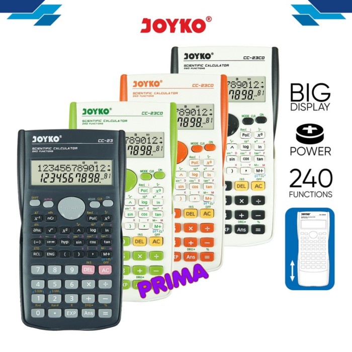 

BOOM SALE KALKULATOR SCIENTIFIC JOYKO CC23 GARANSI RESMI