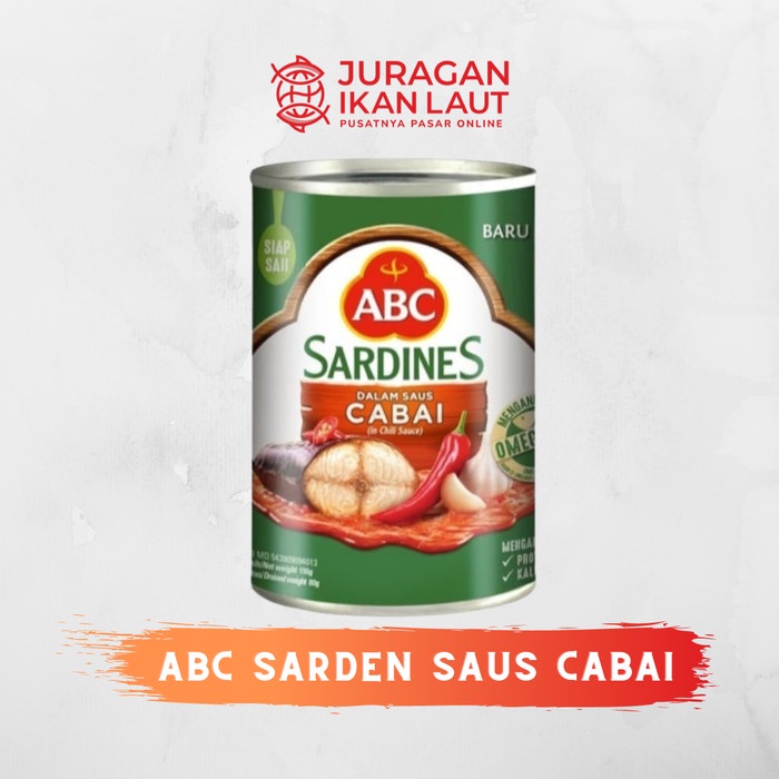 

ABC Sarden Saus Cabai - 155 Gram