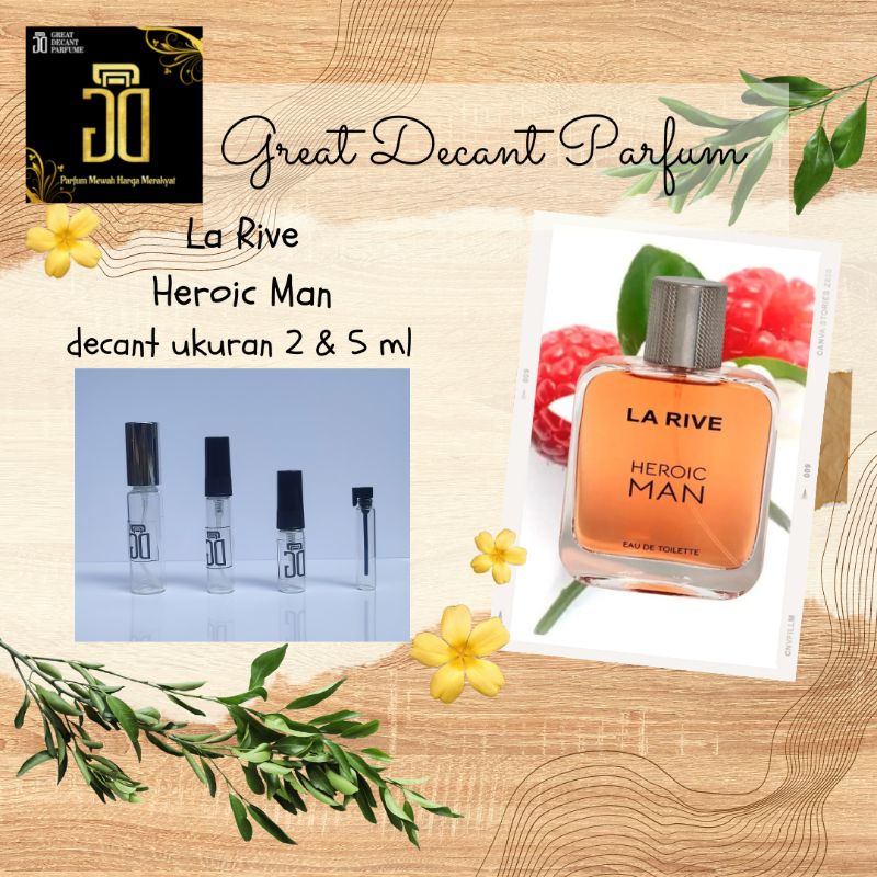 La Rive Heroic Man Parfum Decant