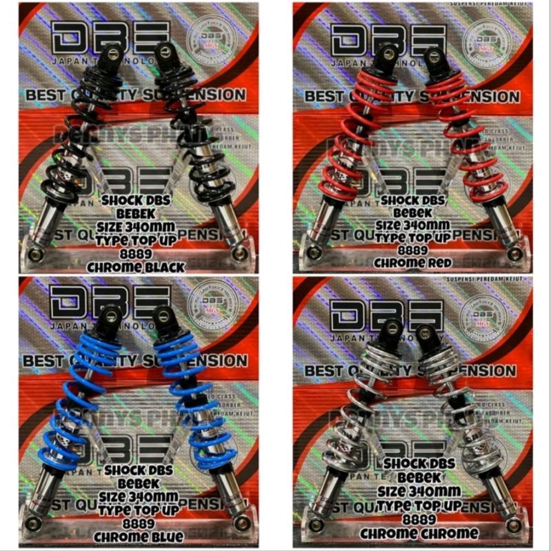 Shock Belakang Shockbreaker Dbs  Ukuran 280,340 Jupiter z,Vega r,Supra,Kharisma,Rx King,Tiger