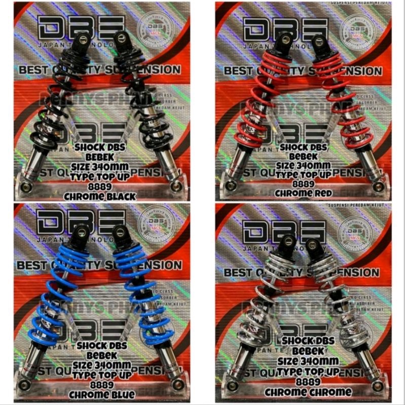 Shock Belakang Shockbreaker Dbs  Ukuran 280,340 Jupiter z,Vega r,Supra,Kharisma,Rx King,Tiger