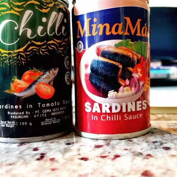 

¢ TERMURAH Sarden Minamas,CHiLLi, GLOBUS kalengpesok (155gr) ゝ