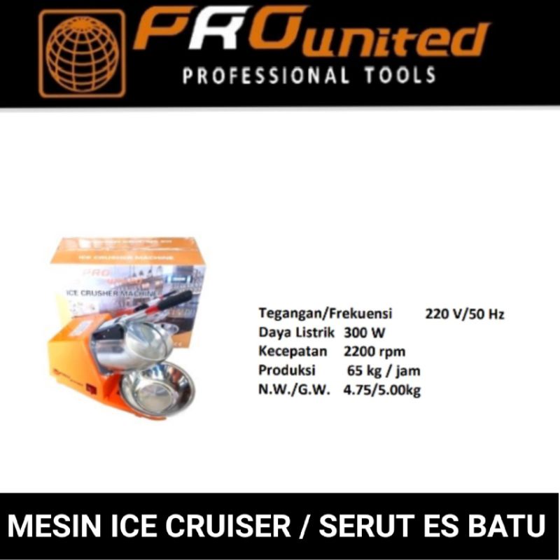 mesin ice cruiser / serut es batu pro united by kentaro