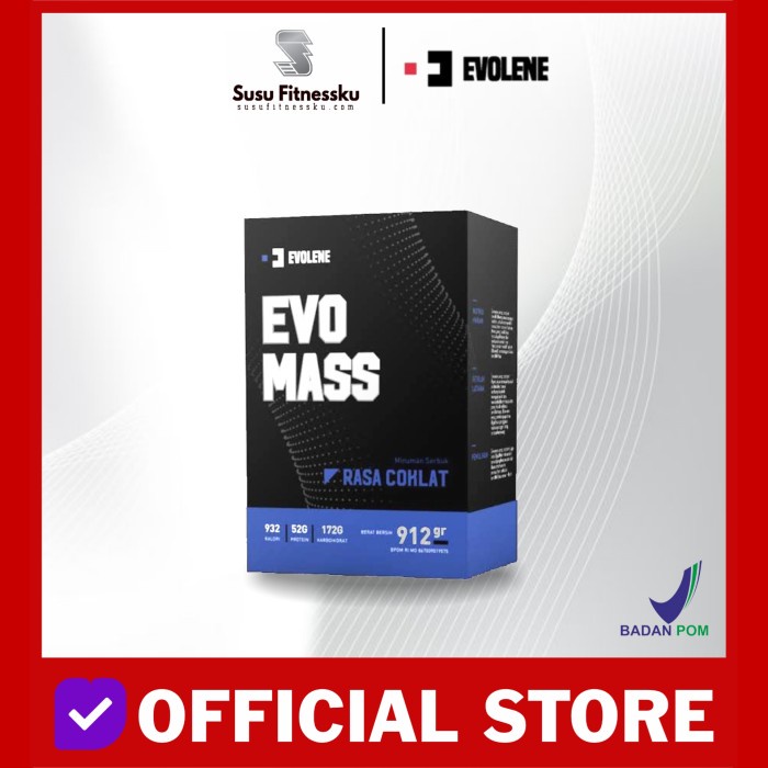 EVOLENE Evomass Gainer 2 lbs 912 gram Evo mas