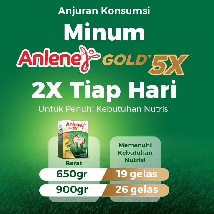 

➴ Anlene Gold 5X Susu Bubuk Original 240g - Nutrisi Tulang, Sendi, dan Otot ₹