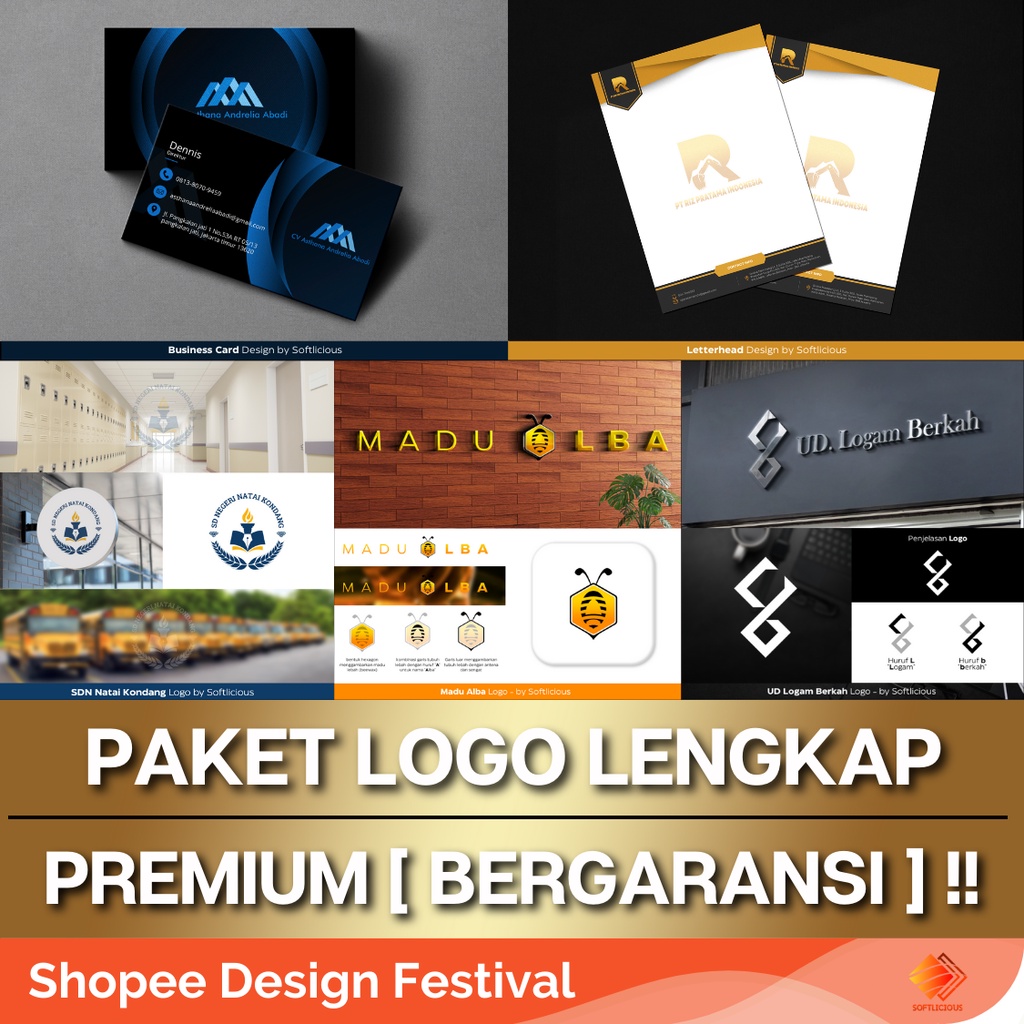 [PAKET LENGKAP !!] Desain Logo Profesional | Logo untuk perusahaan / UMKM