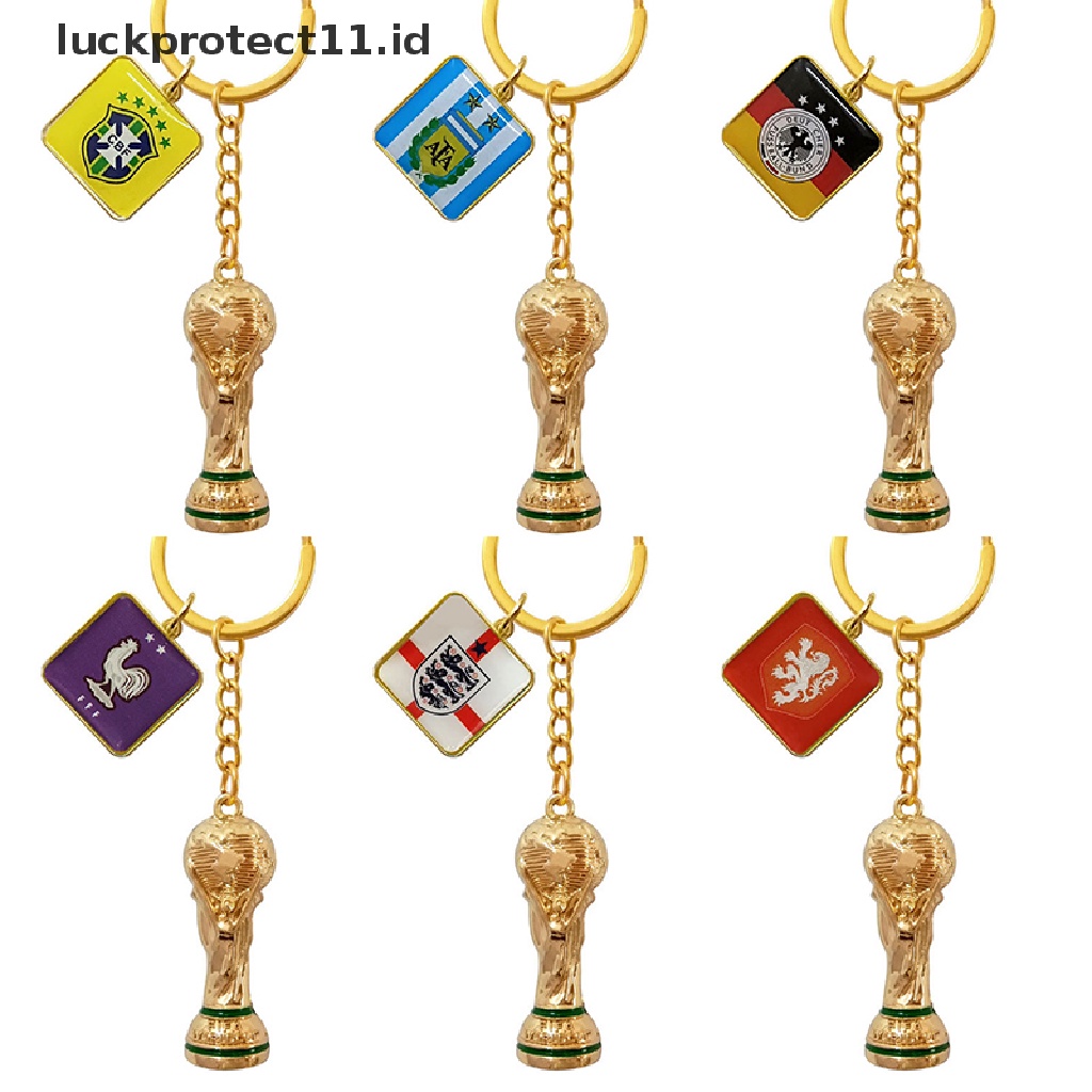 /Fashion Hot// Fashion// 2022bola Piala Dunia Korek Negara Bendera Gantungan Kunci Liontin Football Key Ring Liontin Aksesoris Piala Eropa Gantungan Kunci Hadiah Untuk Penggemar.