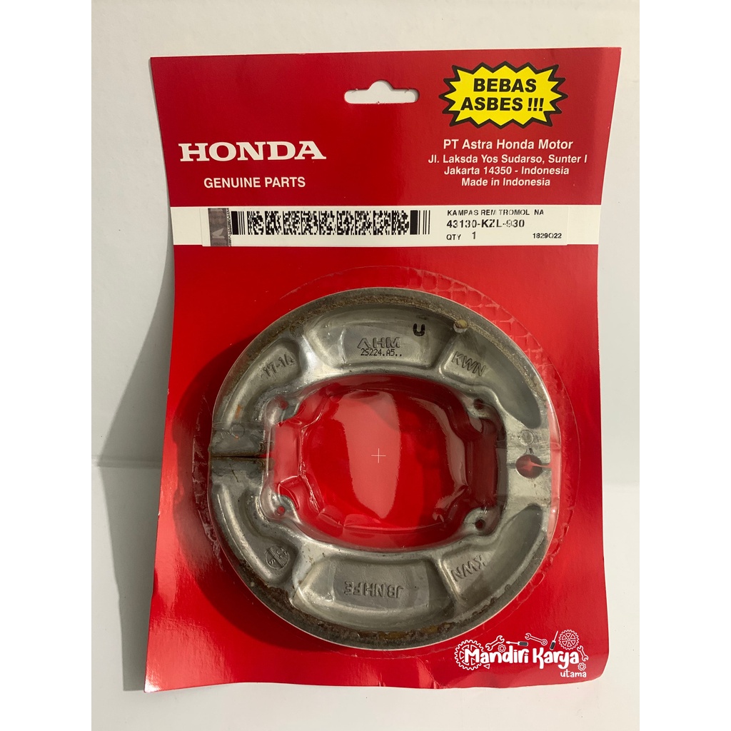 KAMPAS REM TROMOL ORIGINAL (43130-KZL-930)