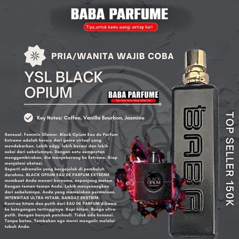 YSL BLACK OPIUM (BABA PARFUME)