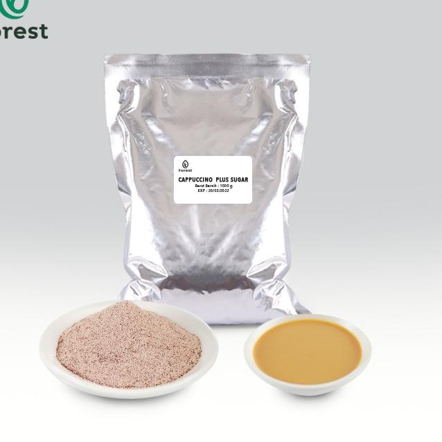 

➲Ready Stock✥➲ Bubuk Minuman CAPPUCCINO Powder 1000g PLUS GULA - Forest Bubble Drink 92 ✳
