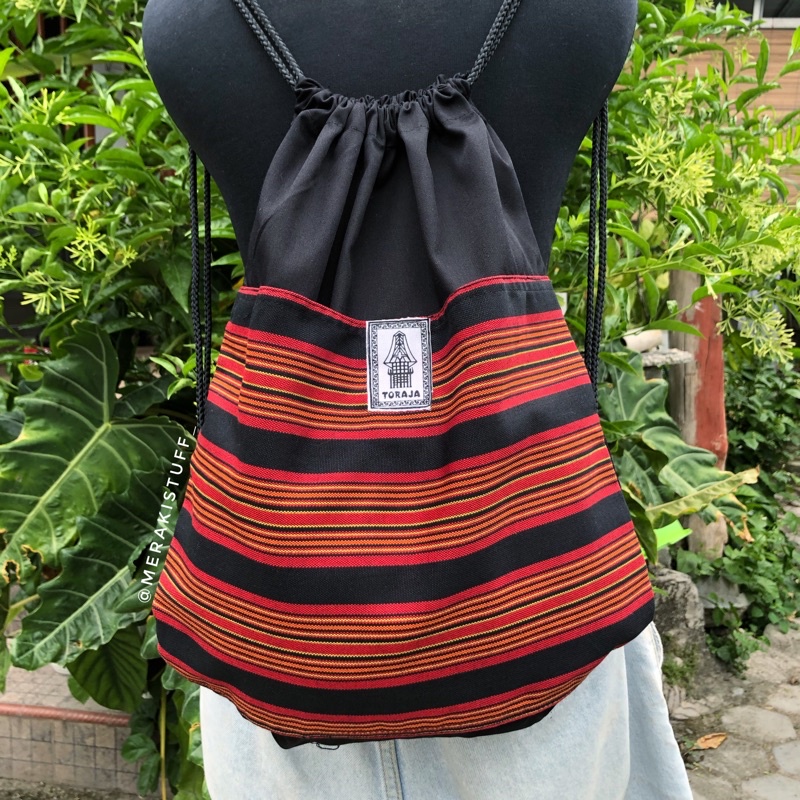 Tas Ransel Serut Tenun Toraja
