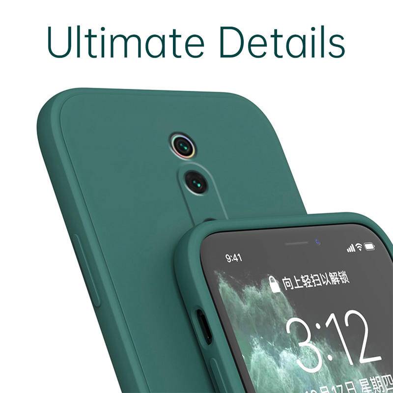 Liquid Tipis Silicone Phone Case Untuk Xiaomi 9T Pro Original Mewah Lembut Back Cover Pelindung Lensa Untuk Redmi K20 Pro