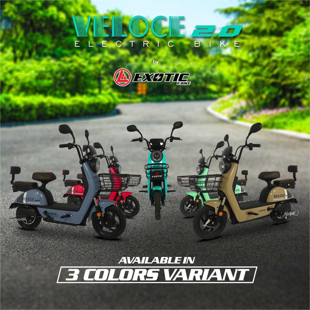 SEPEDA LISTRIK VELOCE 2.0 EXOTIC PACIFIC
