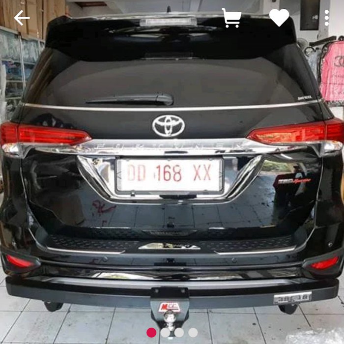Towing Belakang / Towing MCC / Pengaman Belakang Fortuner Lama TRD