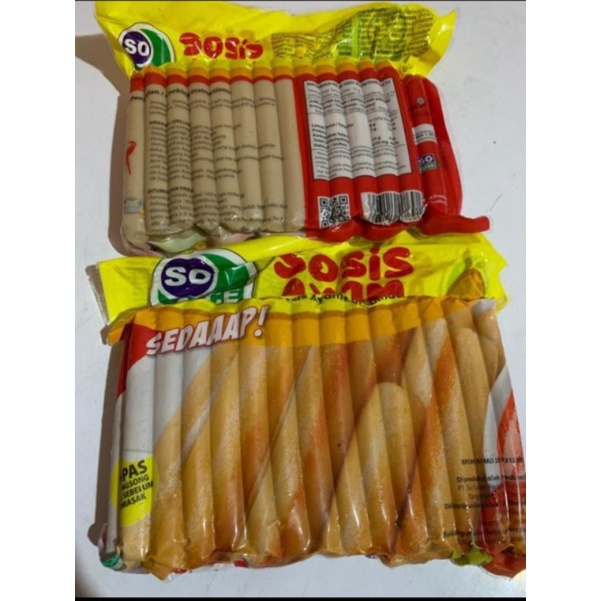 

READY SOSIS SO NICE 1 KG ISI 40 LONJOR READY FROZEN FOOD MURAH MALANG GRATIS ONGKIR