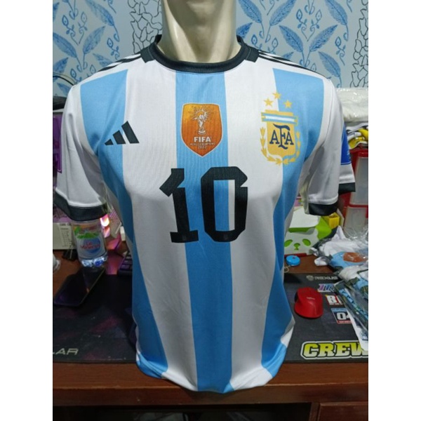 Jersey messi argentina bintang 3