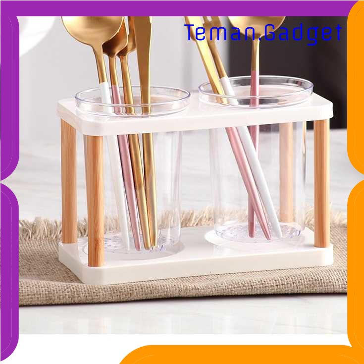 TG - DPR Love Life Rak Organizer Dapur Tempat Sendok Garpu Kitchen Storage Box - LL250