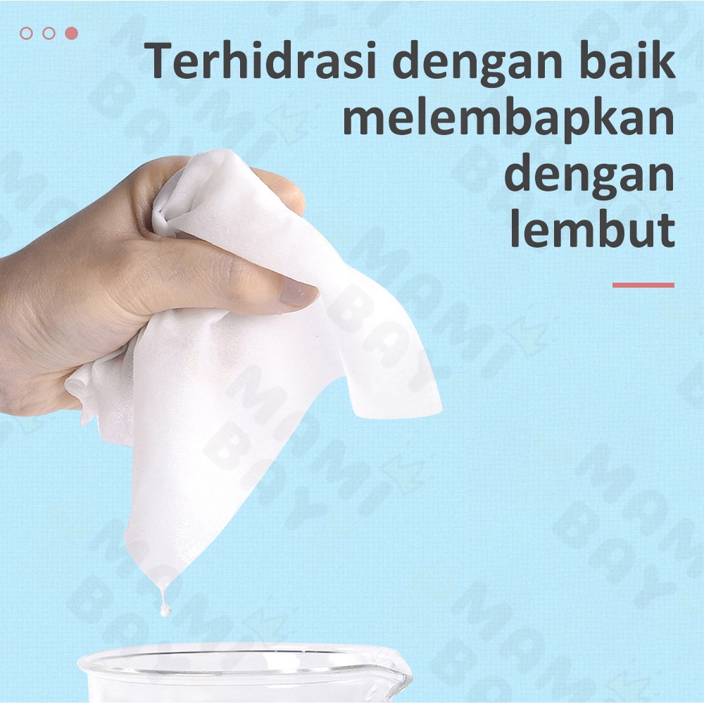 Mamibayi Tisu basah kaleng isi 30 lembar/Canned Wet Wipes Tissue Basah Portable Travel