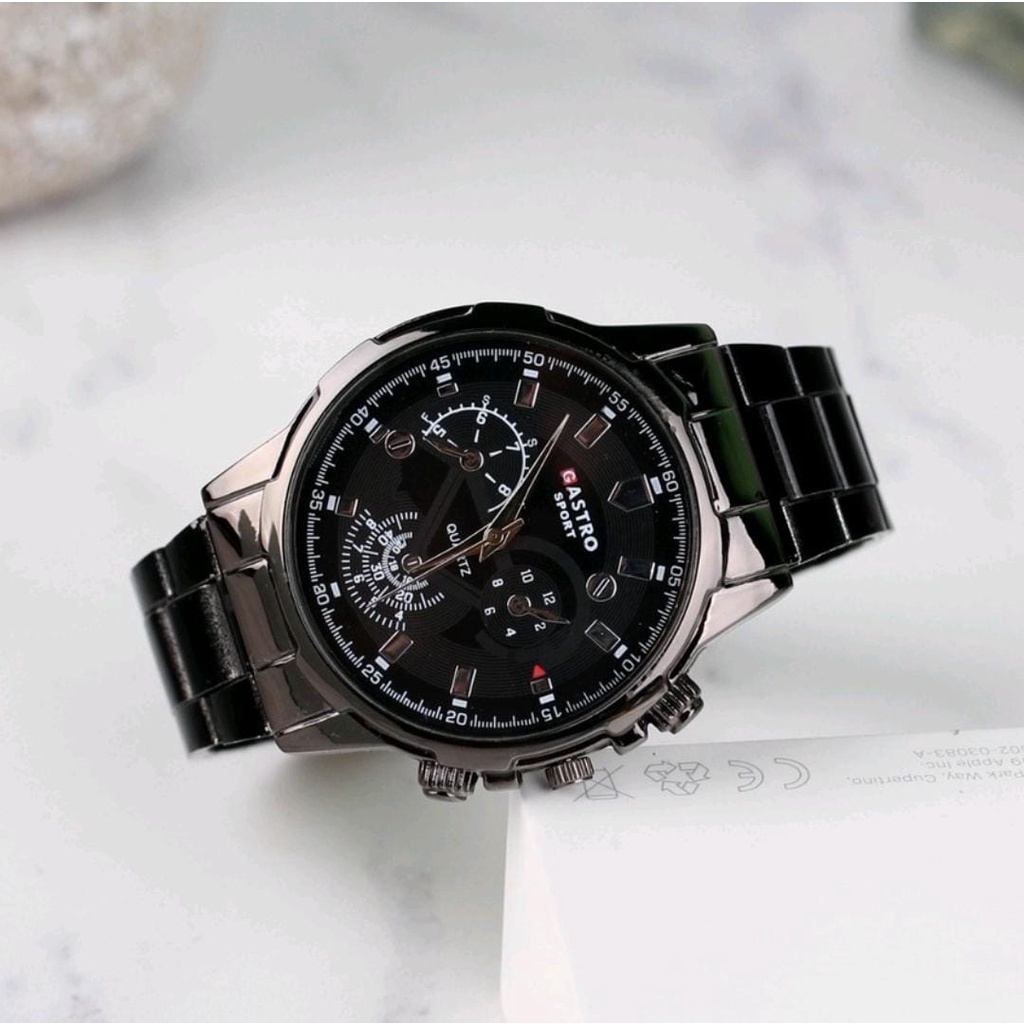 ✅COD Jam Tangan Pria Gastro Rantai Luxury Stainless Steel Original Casual Quartz Analog Anti Air Strap Mewah / Jam Tangan Pria Wanita Gastro Casual Analog Quartz Rantai Jam Tangan Stainless Steel