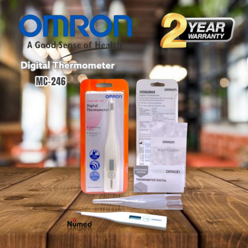 Thermometer Digital Original Omron MC246 / Alat Ukur Suhu Badan Omron MC-246