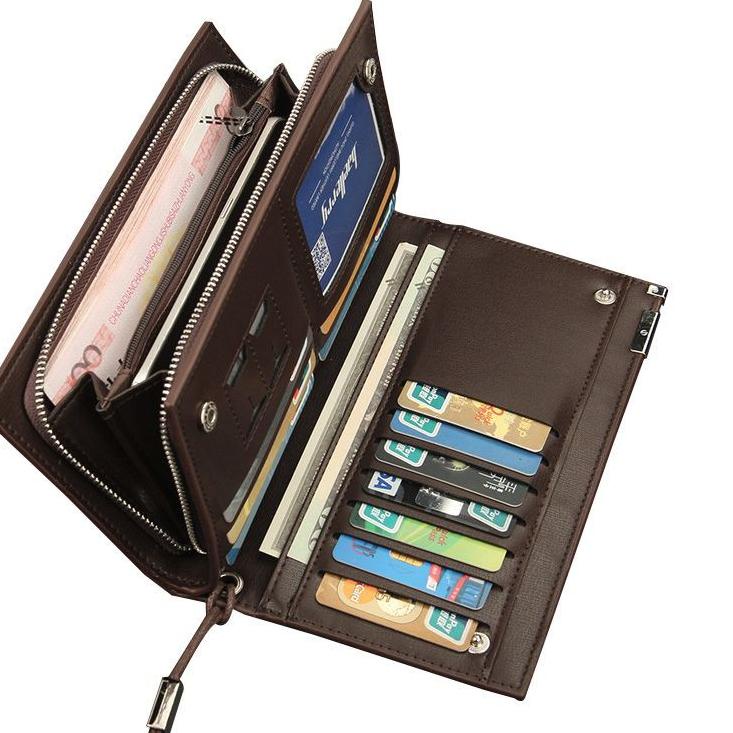 [PRODUK LV7VI] BAELLERRY SW002 Dompet Pria Wanita Panjang Bahan PU Leather Premium WATCHKITE BAEOS L