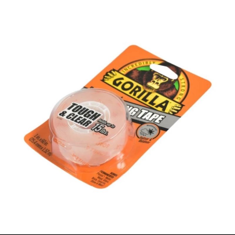 

Gorilla double tape tough n clear 2.5 cm original Ace