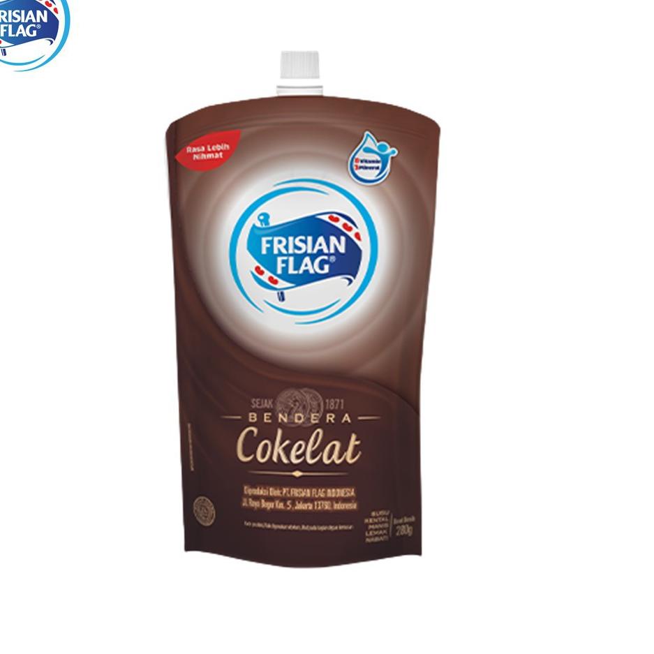 

㊖ Frisian Flag Bendera Kental Manis Cokelat Pouch 280g ゃ