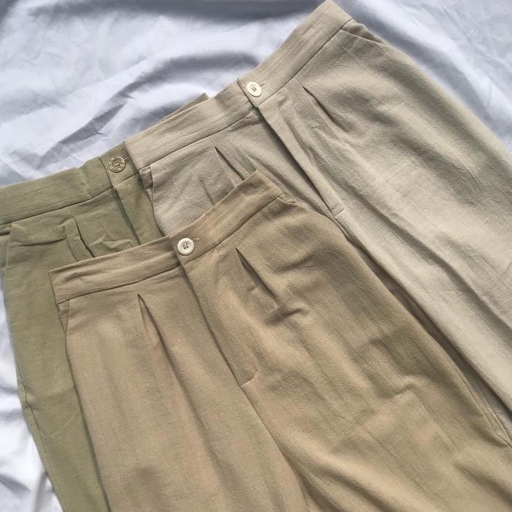 kailen kulot - kulot linen highwaist [CK.22De22a]