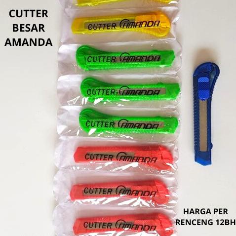 

Cutter Murah Amanda Besar / Kecil per Renceng 12bh